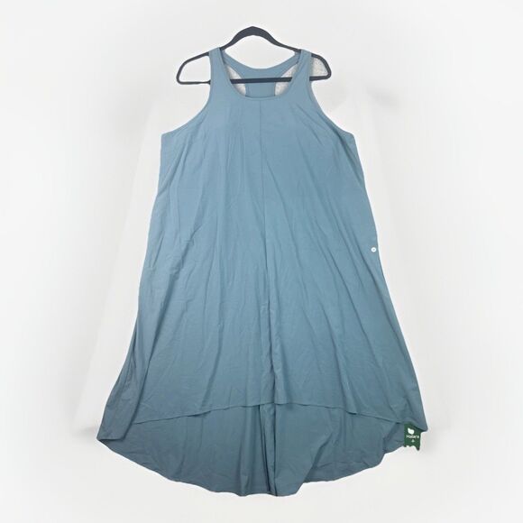 Halara Breezeful Racer Pocket High Low Flowy Midi Quick Dry Casual Plus Size XL - Picture 1 of 5